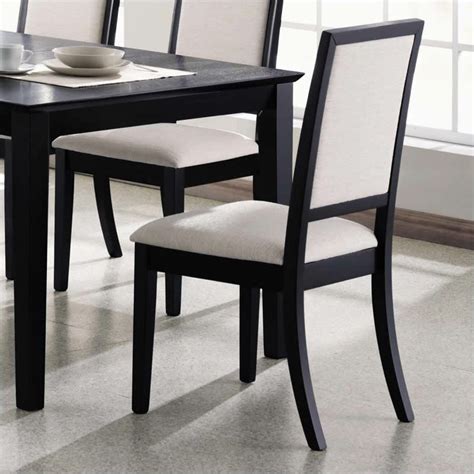 Dining chair wooden dining chair modern design dining chair metal wooden dining chair room furniture oem odm color customized. Coaster Louise Upholstered Dining Side Chair in Black and ...