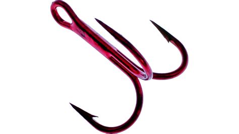 Daiichi Treble Hook Standard Point Round Bend Light Wire Ringed Eye