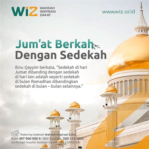Jum'at Berkah Dengan Sedekah - WAHDAH INSPIRASI ZAKAT | NGO Pengelola ...
