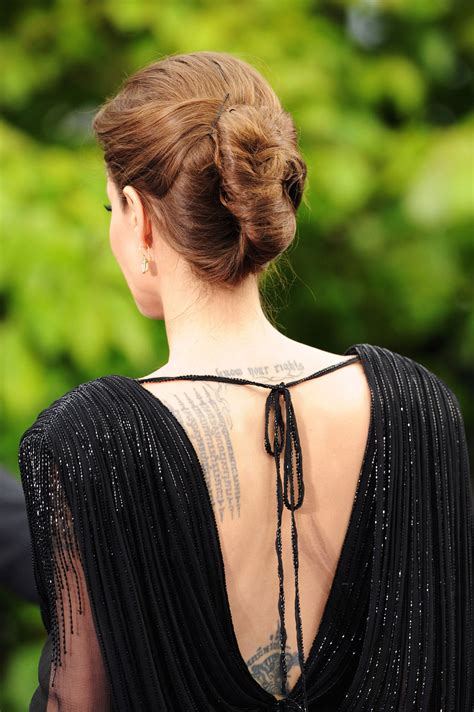 Now For Some Spring Summer Updo Hair Inspiration Courtesy Of Angelina