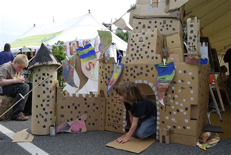 Cardboard Castle Recycled Crafts Cardboard Castle Recycling