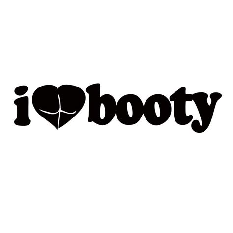 I Heart Booty Sticker Love Gym Cute Butt Girls Funny Jdm Truck Car My Xxx Hot Girl