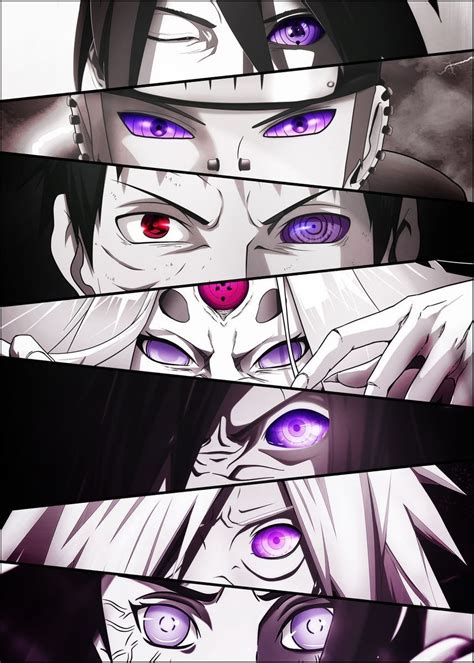Naruto Eyes Poster Print By Undermountain Displate Naruto Eyes