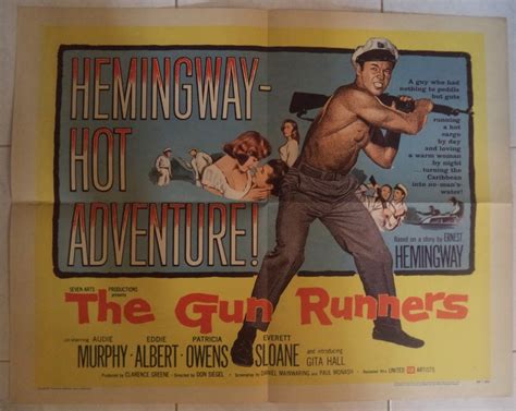 The Gun Runners 1958 American Half Sheet Poster 1 Hemingway Etsy