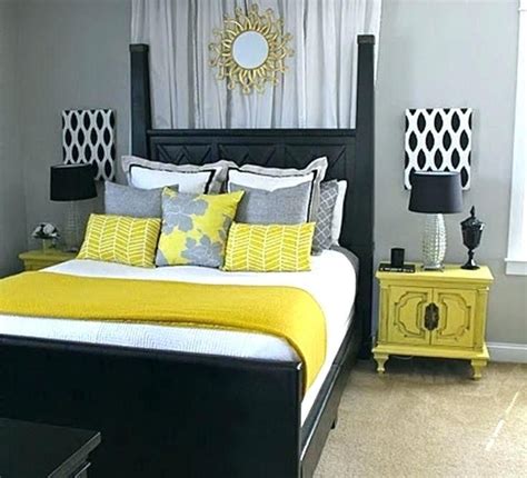 Grey And Yellow Bedroom Ideas Black White And Yellow Party Decoration