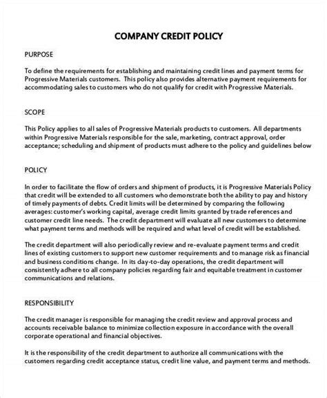 Company Policy Template 11 Free Pdf Documents Download Free