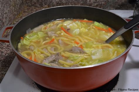 Lomi Noodle Soup Magluto Com Filipino Dishes Recipes