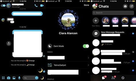 According to my colleague chaim gartenberg, who reviewed ios 13 and has spent a lot of time playing with the new dark mode, you'll find that all of apple's major apps. How to Enable Facebook Messenger's "Hidden" Dark Mode ...