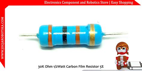 Jual 30k Ohm 12watt Carbon Film Resistor