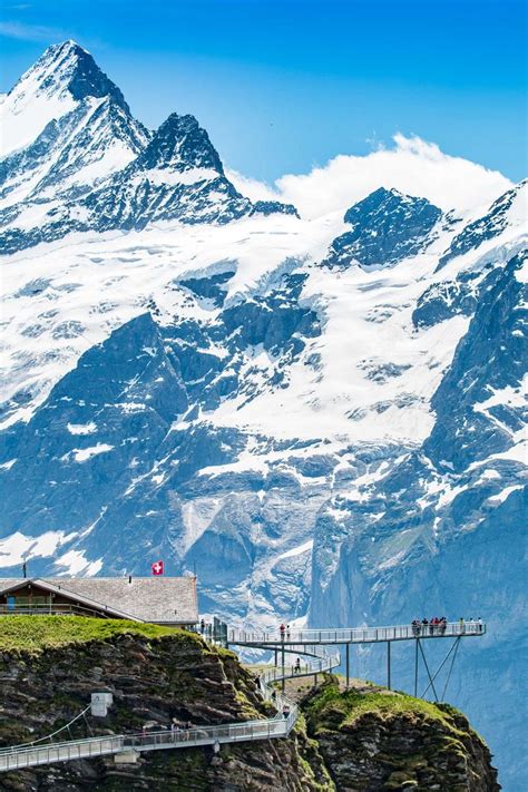 Glorious Cliff Walk At First Grindelwald Switzerland