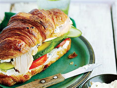 Turkey Croissant Sandwiches Recipe Sunset Magazine