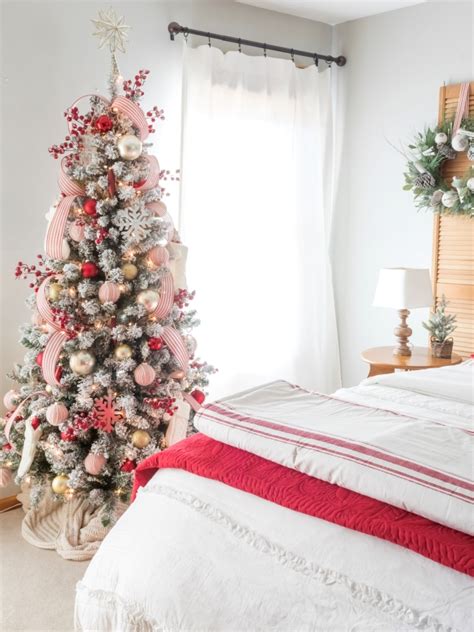 How To Decorate A Flocked Christmas Tree Midwest Life And Style Blog