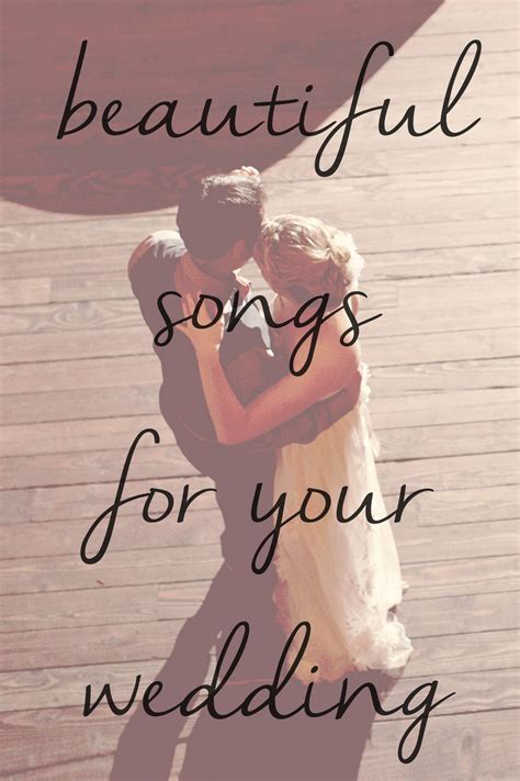 Beautiful Songs For Your Wedding Id Es De Mariage C R Monie La Que