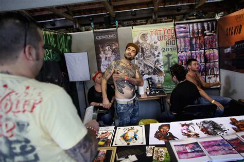 Tattoo Artists Gather For The International London Tattoo Convention
