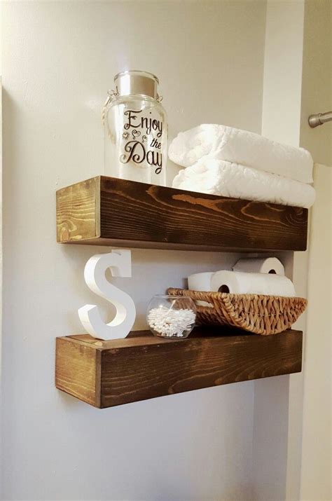 Repisas de madera para el baño Decor Floating shelves Home decor