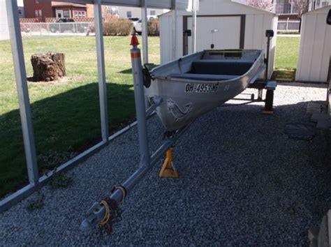 12 Ft Aluminum Boat And Trailer Sears 1971 For Sale