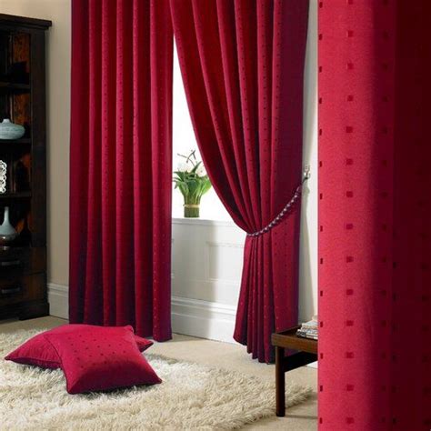 John lewis red textured weave lined eyelet curtains wider width 228cm drop 228cm. Three Posts Bersum Pencil Pleat Room Darkening Curtains in ...