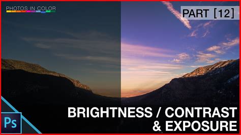 Photoshop Brighten A Picture Brightness Contrast And Exposure