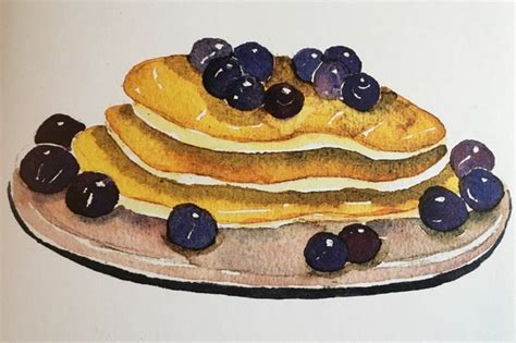 I made her famous delicious pancakes that she makes often, as well as her mom's. Blueberry Pancake Recipe Card | Linda Buckley Alaska