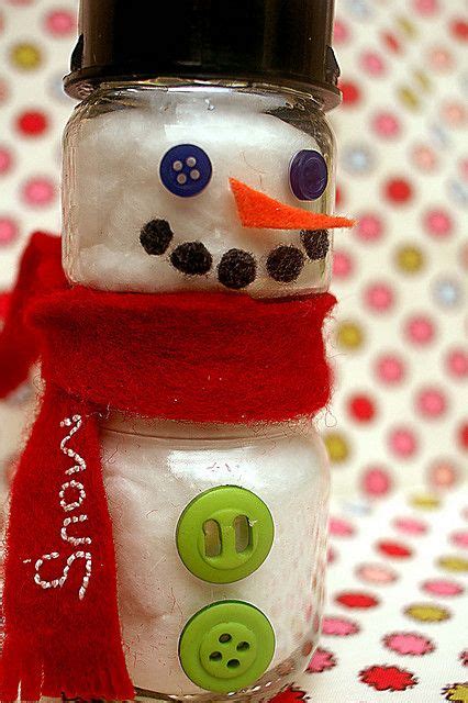 Snowman Close Baby Food Jar Crafts Baby Food Jars Holiday Crafts