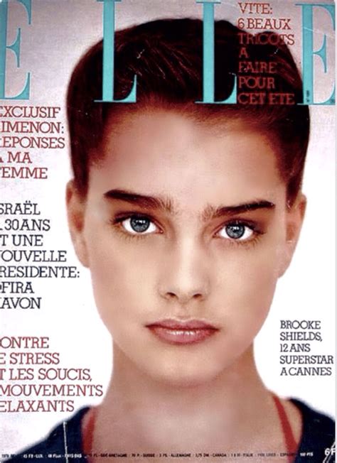 Brooke Shields Covers French Elle May 22 1978 Elle Magazine Cool