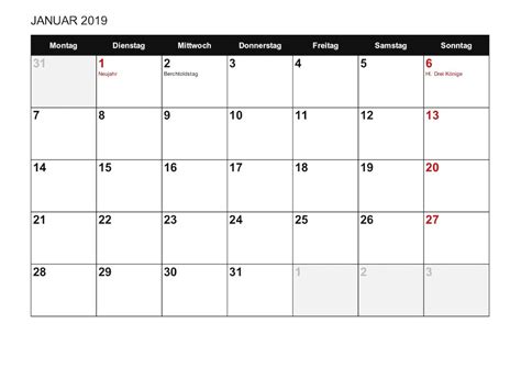 Kostenlose jahreskalender, monatskalender, wochenkalender etc. Monatskalender 2019 Schweiz zum Ausdrucken (PDF)