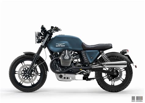 La couleur jaune candy de cette préparation révèle le côté aguicheur de la belle italienne, agrémentée de sa trousse à outil en cuir de la marque unit garage. Custom Moto Guzzi V7 by Luca Bar | カフェレーサー, バイク, レーサー