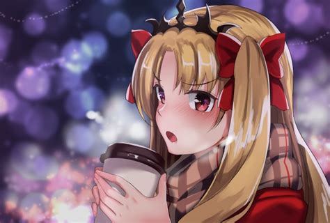 Fgo ereshkigal live animated wallpaper engine youtube. Wallpaper Ereshkigal, Blonde, Bokeh, Scarf, Fate Grand ...