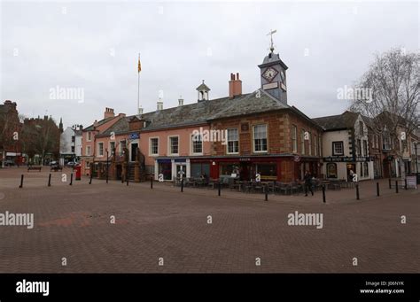 Old Town Hall Carlisle Cumbria Uk April 2017 Stock Photo Alamy