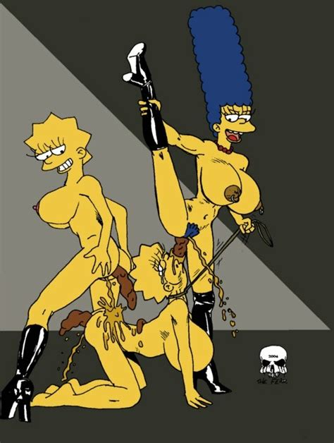 Rule 34 Female Female Only Human Lisa Simpson Maggie Simpson Marge