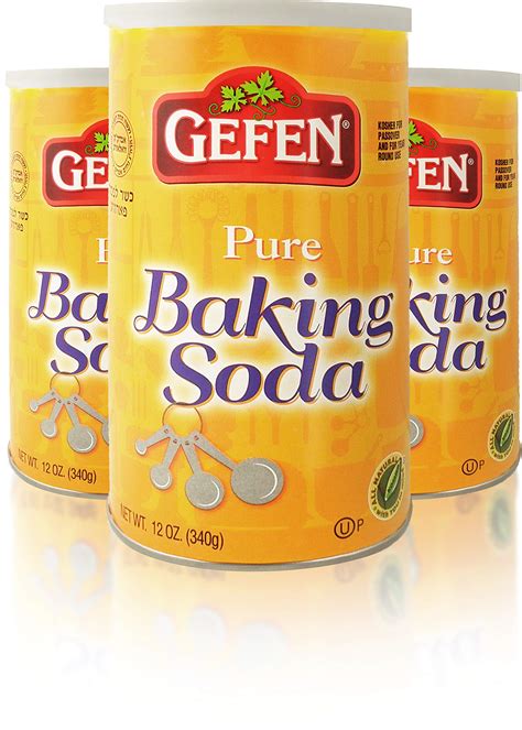 Buy Gefen Pure Baking Soda 12oz 3 Pack In Resealable Container