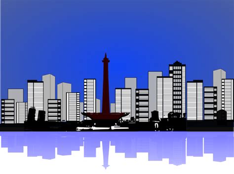 Jakarta Skyline Vector at Vectorified.com | Collection of Jakarta