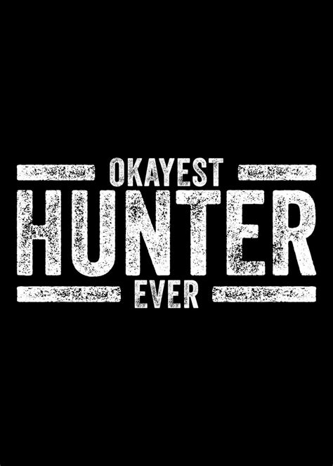 hunters hunting poster by blvckplate displate