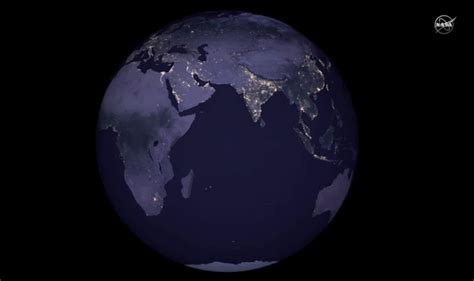 The Black Marble Earth From Space At Night Our Planet