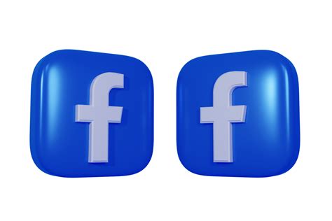 Glossy Facebook 3d Render Icon 9673685 Png