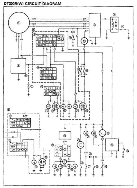 Wiring Diagram 1988 Yamaha Tw200