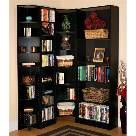 2024 Best Of Black Corner Bookcases