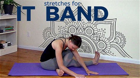 Simple Stretches For Tight It Band Release Standing And Sitting