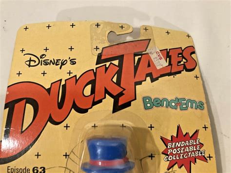 Vtg Scrooge Mcduck Disneys Ducktales Bend Ems Poseable Twistables Just