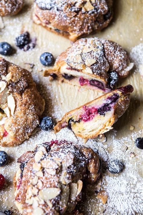 Mixed Berry Almond Croissants Recipe Almond Croissant Half Baked