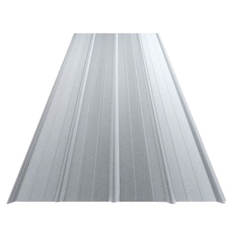 Gibraltar Building Products 8 Ft Sm Rib Galvanized Steel 29 Gauge Roof