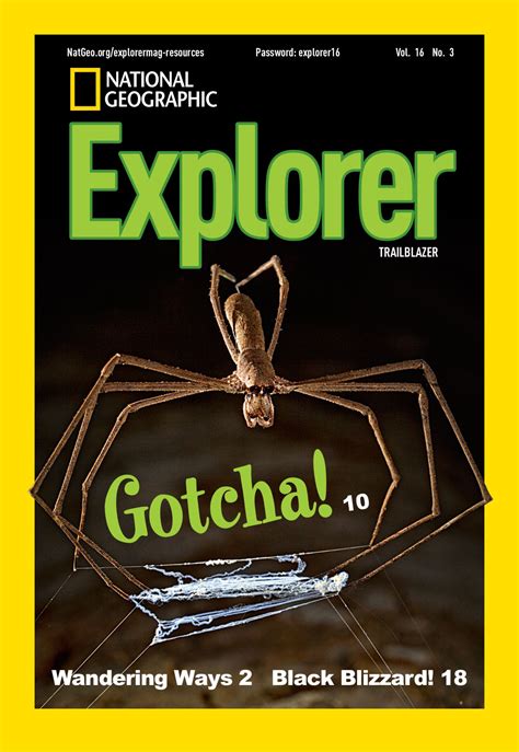 Explorer Magazine National Geographic Society