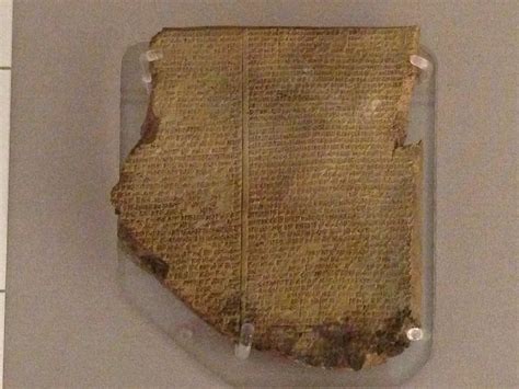 Epic Of Gilgamesh Flood Tablet In Akkadian Cuneiform Nat Flickr