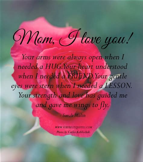 i love you mom quotes from daughter quotesgram