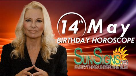 Zodiac sign indicates the place where the sun was at the time of your birth. May 14th Zodiac Horoscope Birthday Personality - Taurus ...