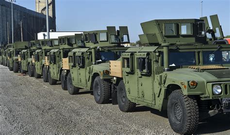 Naval Weapons Station Onloads Military Vehicles