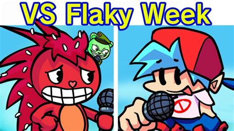 Friday Night Funkin Vs Flaky Full Week Fnf Modhard Happy Tree