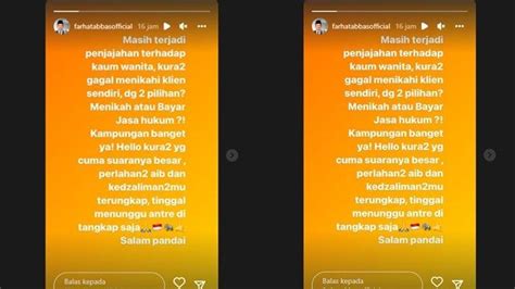 Farhat Abbas Sentil Razman Nasution Eks Nia Daniaty Singgung Soal