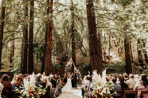 Redwood Wedding Venues In The Bay Area And Santa Cruz