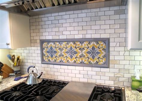 Mosaic tile backsplash can be plain color or decorative. talavera kitchen tile backsplash designs | Dream(on) Home ...